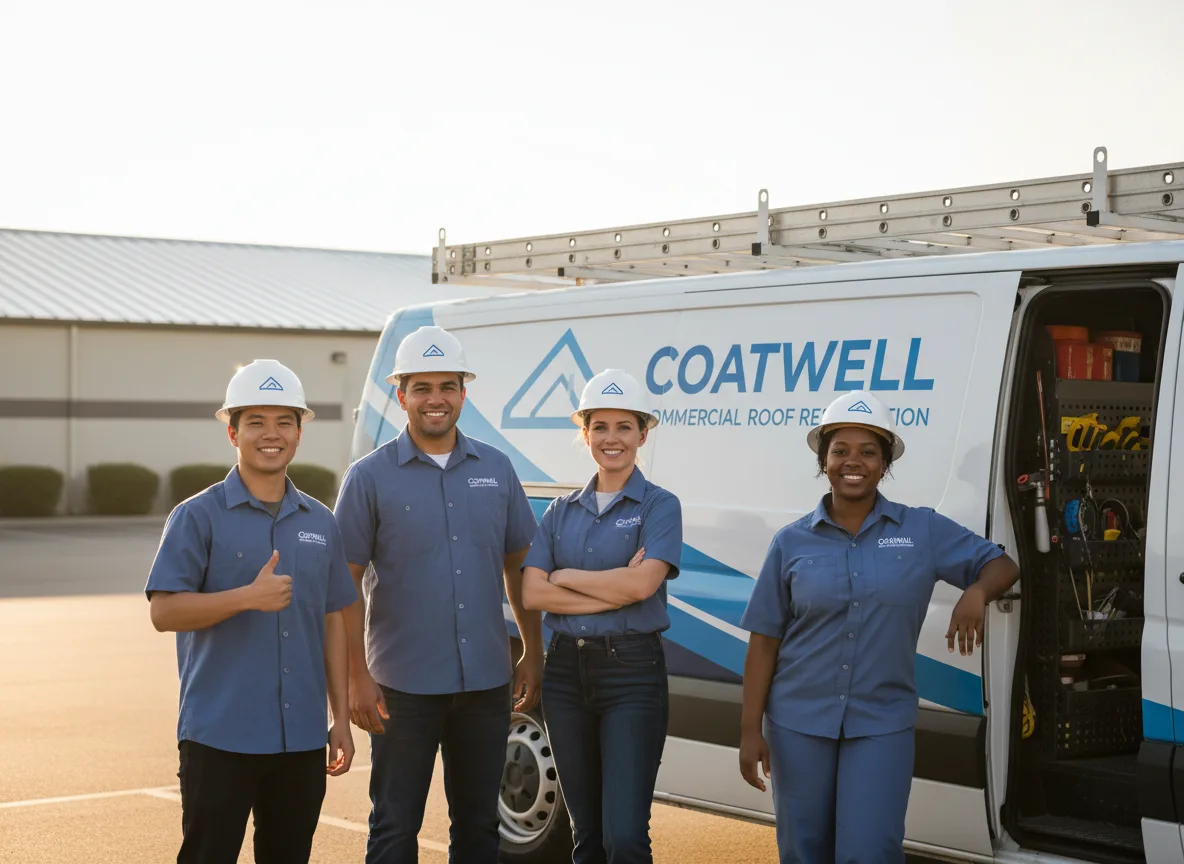 Commercial roof coating company in Elderton, PA